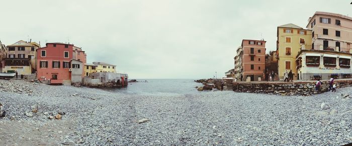 Panoramic view of sea against sky