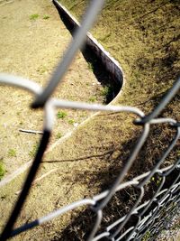 Close-up of chainlink fence