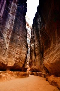 Rock formations in desert