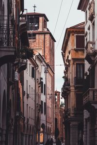 Low angle view of buildings in city