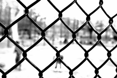 Full frame shot of chainlink fence