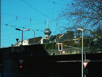 Low angle view of built structure against the sky