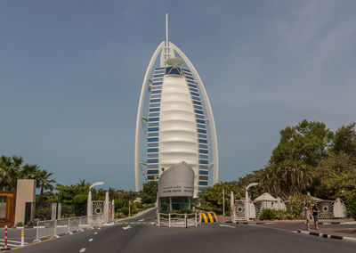 View of modern building against sky