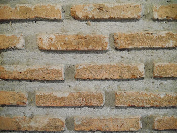 Detail shot of brick wall