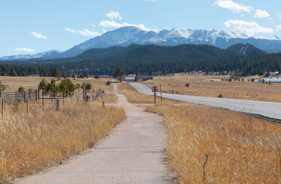 Scenic view of landscape against sky