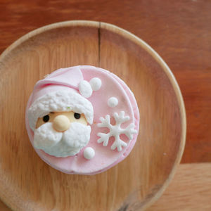 High angle view of dessert on table