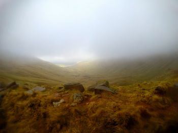 Scenic view of landscape against sky