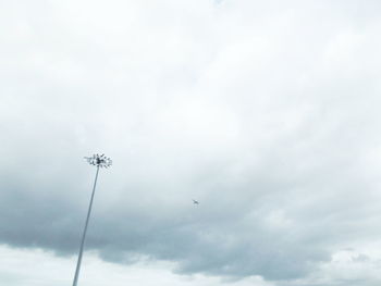 Low angle view of cloudy sky