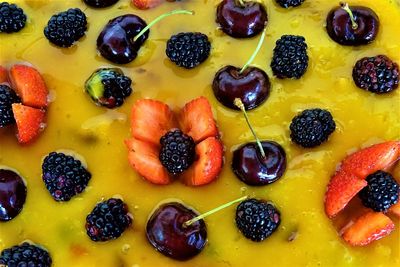 Full frame shot of fruits