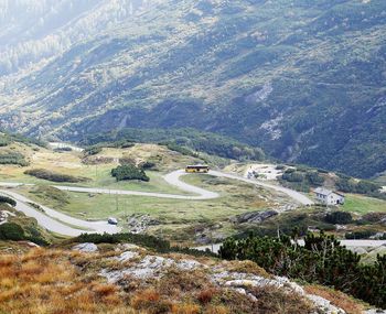 High angle view of landscape