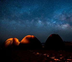 Camping under the starlight