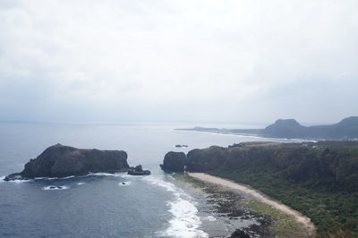 Scenic view of sea and sky