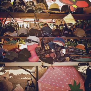 Woman sitting in store