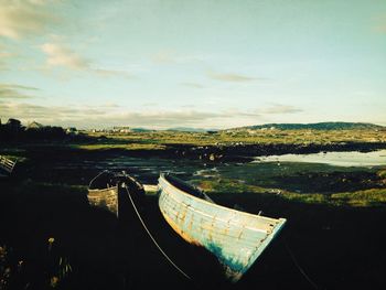 Scenic view of river against sky