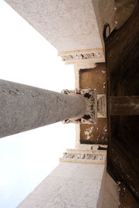 Low angle view of historic building