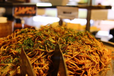 Close-up of food for sale at market stall