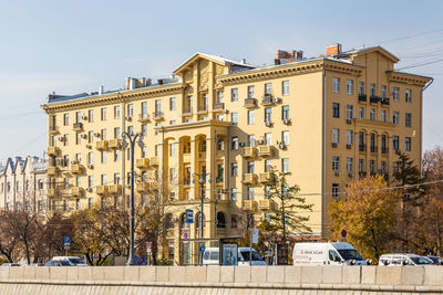 Low angle view of building against sky