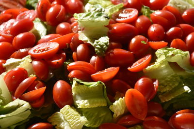 Full frame shot of tomatoes