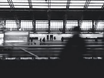 Railroad station platform