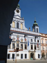 Low angle view of building against sky