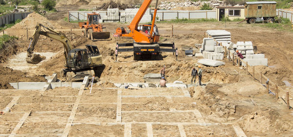 View of construction site