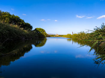 A beautiful photo of naaman river in northern israel