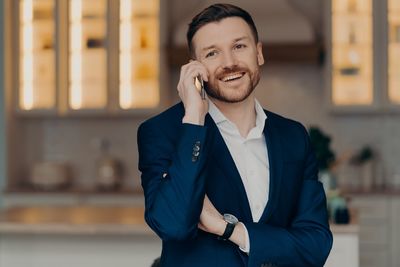 Young man using smart phone