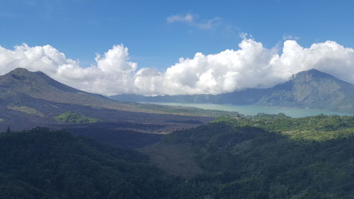 Panoramic view of landscape against sky