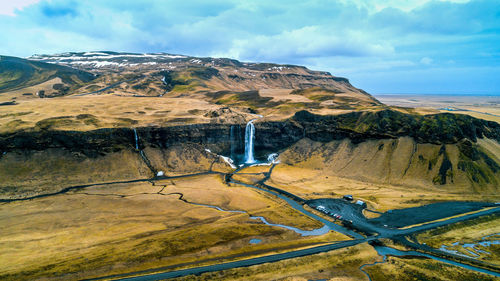 Scenic view of landscape against sky