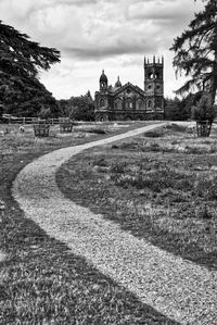 Historic building and path