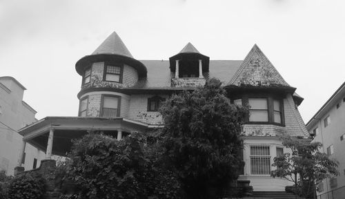 Low angle view of building against sky