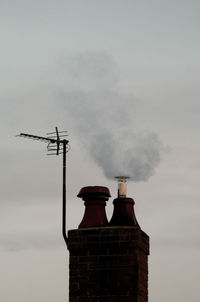 Low angle view of bridge against sky