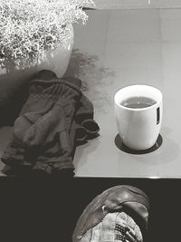 Close-up of coffee on table