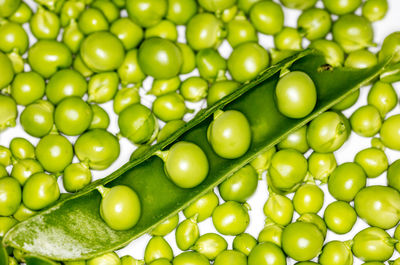 Full frame shot of peas