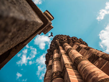 Low angle view of historical building against sky