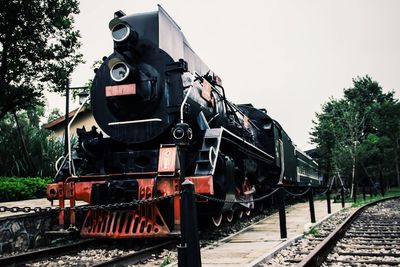 Train on railroad track