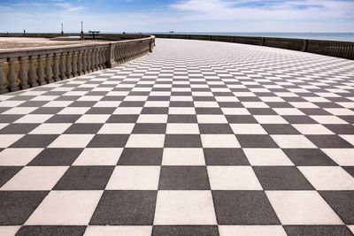 Boardwalk against sky