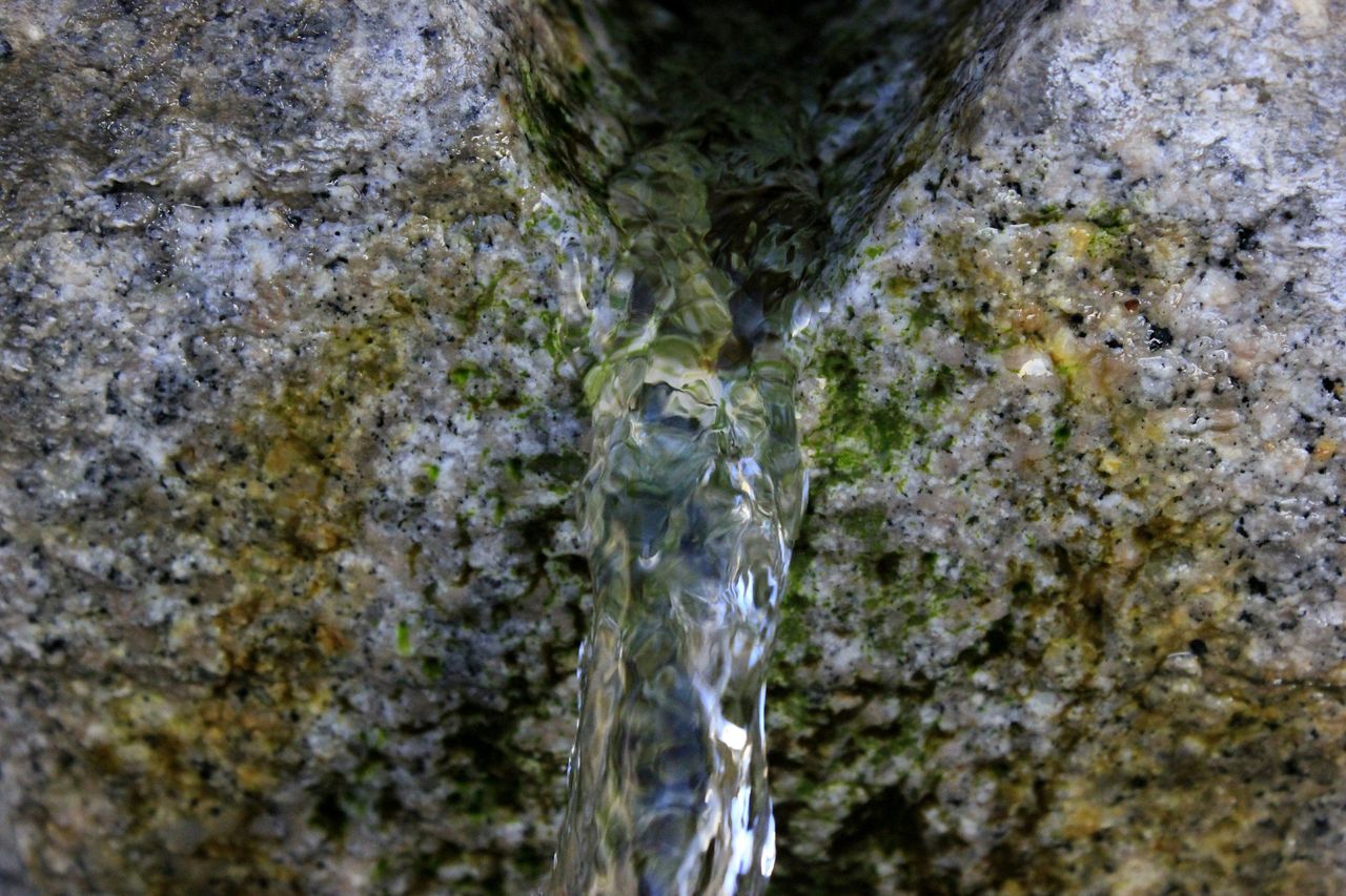 CLOSE-UP OF ROCK FORMATION