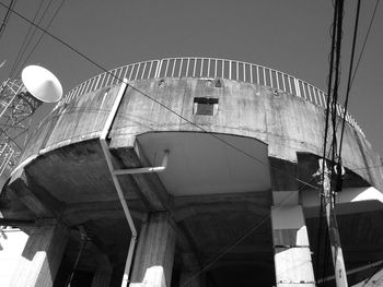 Low angle view of built structure against sky