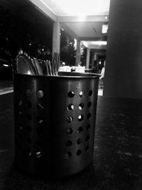 Close-up of drink on table