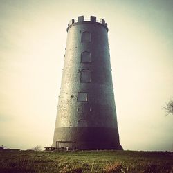 Low angle view of lighthouse