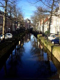 Canal along buildings