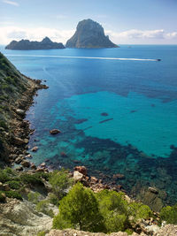 Pleasure holiday trip to the white balearic island. discovering ibiza