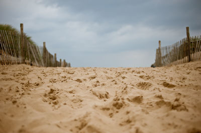 View of sandy beach