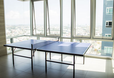 Table and chairs at home