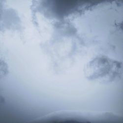 Low angle view of clouds in sky