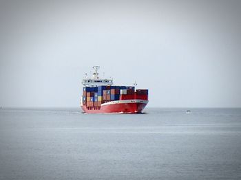 Boats in sea