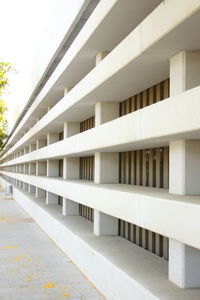 White building in city