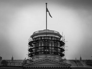 Low angle view of building against sky