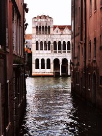 A perfect view of venice's channels